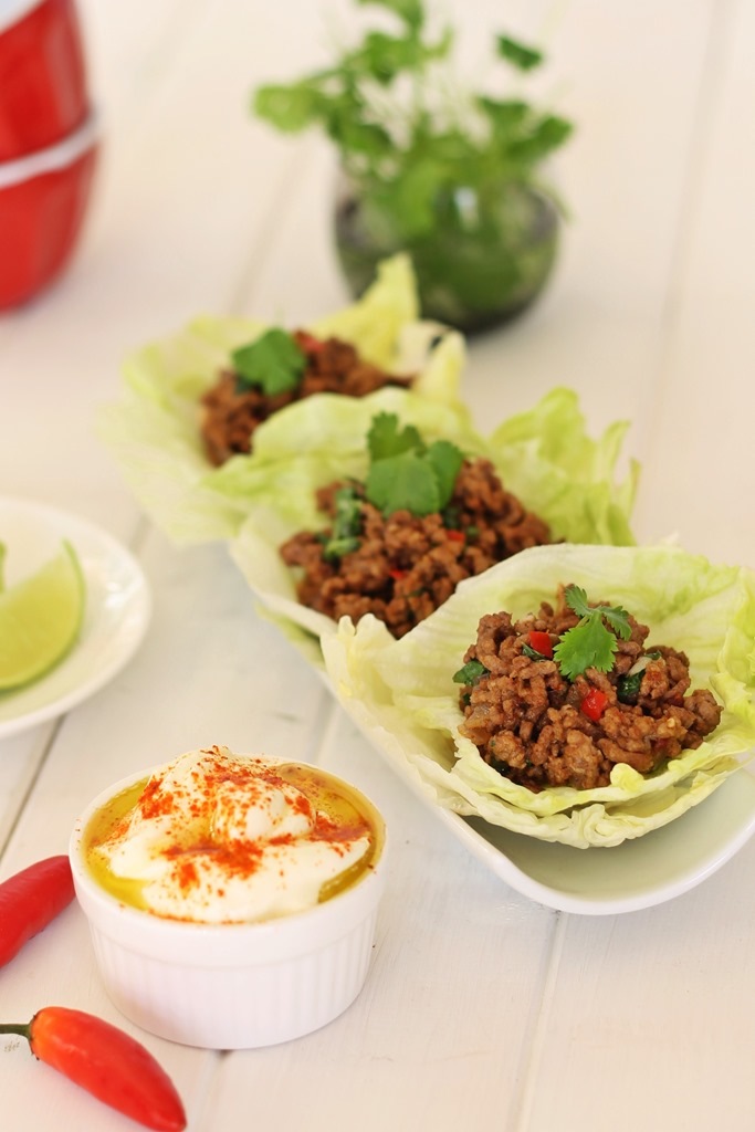 Mexican Spiced Beef Lettuce Cups Sarahlyn's Kitchen