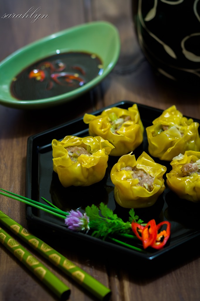 Steamed Pork Dim Sum with Sesame Dressing Sarahlyn's Kitchen