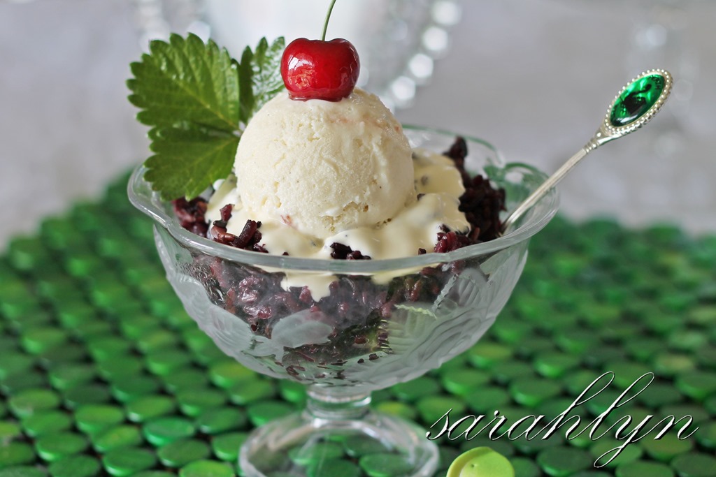 Bubur Injin (black rice pudding) Sarahlyn's Kitchen