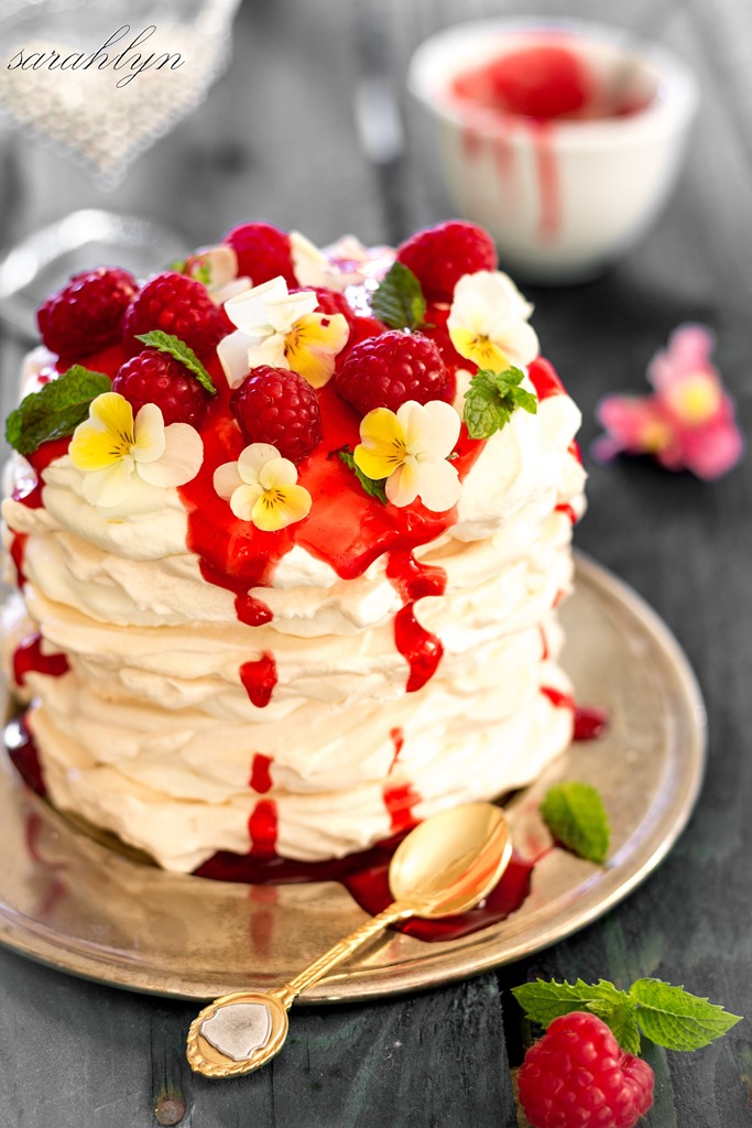 Meringue Stacks with Delightful Strawberry Topping Sarahlyn's Kitchen